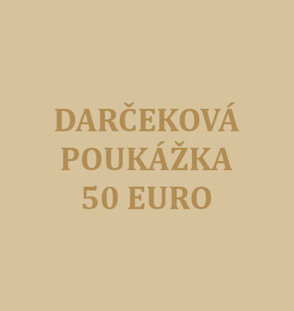 Darčeková poukážka 50 euro