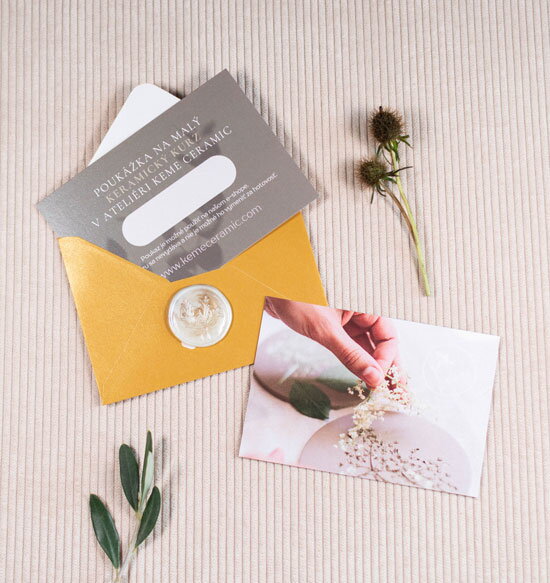 Darčekový poukaz na MALÝ KERAMICKÝ KURZ